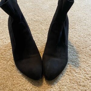 Marc Fisher Black Heeled Boots